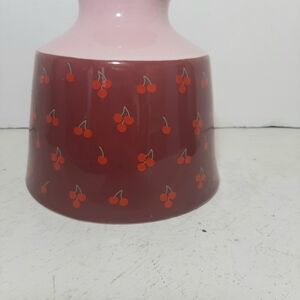 Anthropologie Pink Glossy Ceramic Vase